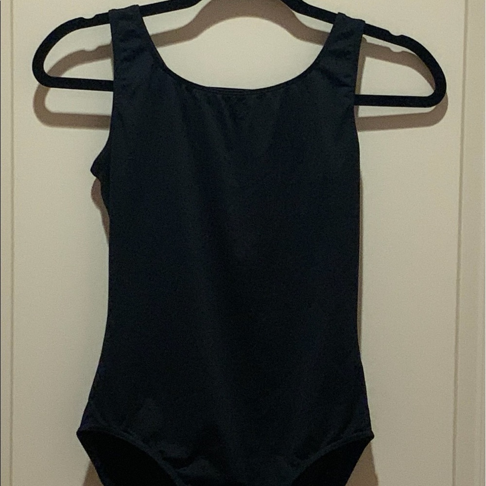 Traditional Bloch black leotard